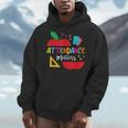 Attendance Matters Teacher Apple For Back To School Men Hoodie, funny design Attendance Matters Teacher Apple For Back To School Men Hoodie, funny design