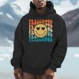 Back To School Groovy Smile Preschool Teachers Students Kids Men Hoodie, funny design Back To School Groovy Smile Preschool Teachers Students Kids Men Hoodie, funny design
