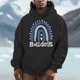 Bulldogs School Mascot Rainbow Teacher Lover Men Hoodie, funny design