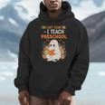 You Cant Scare Me I Teach Preschool Halloween Teacher Men Hoodie, funny design