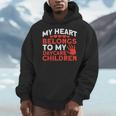 Childcare My Heart Belongs To Children Daycare Teacher Men Women Men Hoodie, funny design