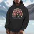 Coffee Gives Me Teacher Powers Leopard Rainbow Teacher Men Hoodie, funny design Coffee Gives Me Teacher Powers Leopard Rainbow Teacher Men Hoodie, funny design
