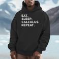 Eat Sleep Calculus Repeat Mathematics Math Teacher Men Hoodie, funny design
