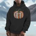 Fall Book Pumpkin Retro Reading Halloween Teacher Librarian Men Hoodie, funny design