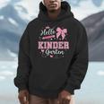 First Day Of School Teacher Girl Coquette Hello Kindergarten Men Hoodie, funny design First Day Of School Teacher Girl Coquette Hello Kindergarten Men Hoodie, funny design