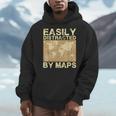 Geography Teacher Easily Distracted By Maps Men Hoodie, funny design Geography Teacher Easily Distracted By Maps Men Hoodie, funny design