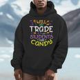 Halloween Teacher Will Trade Students For Candy Women Men Men Hoodie, funny design Halloween Teacher Will Trade Students For Candy Women Men Men Hoodie, funny design
