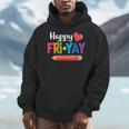 Happy Fri-Yay Friday Lovers Fun Teacher Life Weekend Men Hoodie, funny design