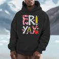 Happy Fri-Yay Teacher Back To School Friday Lovers Men Hoodie, funny design