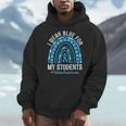 Happy Teacher I Wear Blue For My Students Autism Awareness Men Hoodie, funny design