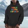 Hola Como Estas Spanish Teacher Fiesta Party Banners Men Hoodie, funny design Hola Como Estas Spanish Teacher Fiesta Party Banners Men Hoodie, funny design