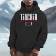 Humor Teacher Empty Battery Power Men Women Men Hoodie, funny design Humor Teacher Empty Battery Power Men Women Men Hoodie, funny design