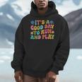 Its A Good Day To Run And Play PE Teacher Physical Education Men Hoodie, Pe Teacher Gifts, funny design