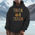 Leopard Trick Or Teach Halloween Teacher Costume Women Men Hoodie, funny design
