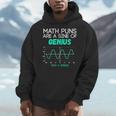 Math Puns Are a Sine Of Genius Math Teacher T-Shirt Men Hoodie, funny design