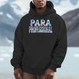 Paraprofessional Groovy Back To School Cute Teachers Women Men Hoodie, funny design