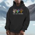 Peace Love Montessori Daycare Teacher Appreciation Men Hoodie, funny design Peace Love Montessori Daycare Teacher Appreciation Men Hoodie, funny design