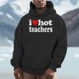 Retro I Love Hot Teachers Vintage I Heart Hot Teacher Men Women Girls Kids Men Hoodie, funny design