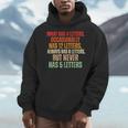 Riddle Wordplay Joke For Grammar Nerds And Teachers Men Hoodie, funny design