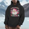 Santa Favorite Teacher Shirt Teacher Christmas Men Hoodie, funny design