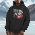 Santa Teacher 67 Math Christmas Xmas Holiday Number 67 Men Hoodie, funny design