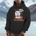 Science Teacher Cute Ghost Halloween Teacher Men Women Men Hoodie, Science Teacher Gifts, funny design