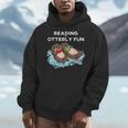 Sea Otter Book Reading Shirt For Bookworm Teachers Men Hoodie, funny design Sea Otter Book Reading Shirt For Bookworm Teachers Men Hoodie, funny design