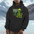 Solve The Problem Skeleton Teacher Halloween Math Six Seven Men Hoodie, funny design