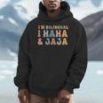 Spanish Teacher Groovy I'm Bilingual I Haha And Jaja Men Hoodie, Groovy Teacher Gifts, funny design