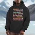 SPED Caffeinate Advocate Laminate Educate Teacher Facilitate For Men Women Men Hoodie, funny design