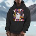 Spooky Teacher Ghost Pencil Teach Halloween Teacher Men Hoodie, funny design