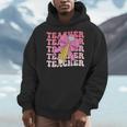 Teacher Pencil Back To School Groovy Pink Teacher First Day Men Hoodie, Groovy Teacher Gifts, funny design Teacher Pencil Back To School Groovy Pink Teacher First Day Men Hoodie, Groovy Teacher Gifts, funny design