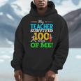 My Teacher Survived 100 Days Of Me Dab 100 Days Of School For Men Women Kids Men Hoodie, funny design My Teacher Survived 100 Days Of Me Dab 100 Days Of School For Men Women Kids Men Hoodie, funny design