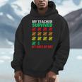 My Teacher Survived 67 Days Of Me School Kids Costume Men Hoodie, funny design My Teacher Survived 67 Days Of Me School Kids Costume Men Hoodie, funny design