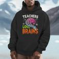 Teachers Love Brains Halloween 2025 Skeleton Costume Men Hoodie, funny design Teachers Love Brains Halloween 2025 Skeleton Costume Men Hoodie, funny design