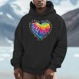 Teaching Is a Work Of Heart Tie Dye Hippie For Teacher For Men Women Girls Kids Men Hoodie, funny design