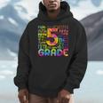 Tie Dye 5th Grade Typography Team Fifth Grade Teacher For Men Women Girls Kids Men Hoodie, funny design