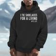 I Tie Shoelaces For a Living Elementary PE Teacher Men Hoodie, Pe Teacher Gifts, funny design