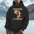 History Education Is Freedom African Map Black Teacher Men Hoodie, History Teacher Gifts, funny design History Education Is Freedom African Map Black Teacher Men Hoodie, History Teacher Gifts, funny design