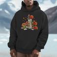 Turkey Reading Books Fall Thanksgiving Teacher Librarian Men Hoodie, funny design Turkey Reading Books Fall Thanksgiving Teacher Librarian Men Hoodie, funny design