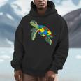 Turtle Puzzle Pieces For Autism Awareness Kids Women Teacher Men Hoodie, funny design Turtle Puzzle Pieces For Autism Awareness Kids Women Teacher Men Hoodie, funny design