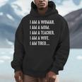 Woman Mom Teacher Wife TIRED T Shirt Cute Mom Teacher Shirts Men Hoodie, Couple Gifts, funny design