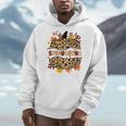 Autumn Fall SPED ED Teacher Thankful Grateful Pumpkin Retro Men Hoodie, funny design