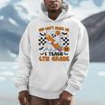 You Can't Scare Me I Teach 6th Grade Retro Teacher Halloween Men Hoodie, funny design