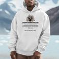 Cat Exhausted Teacher Exhausterwhelmulated Definition Men Hoodie, funny design