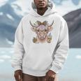 Cute Floral Highland Cow Back To School For Women Teacher Men Hoodie, funny design