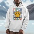 Fifth Grade Team Teachers Boys Girls Retro Smile 5th Grade Men Hoodie, funny design