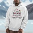 Floral Book a New Chapter Begins Retired Retirement Teacher Men Hoodie, funny design Floral Book a New Chapter Begins Retired Retirement Teacher Men Hoodie, funny design