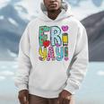 Happy Fri-Yay Friday Lovers Fun Teacher Life FriYay Weekend Men Hoodie, funny design