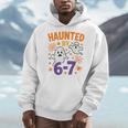 Haunted 67 Ghost Math Teacher Halloween Costume Math Pun Men Hoodie, funny design Haunted 67 Ghost Math Teacher Halloween Costume Math Pun Men Hoodie, funny design